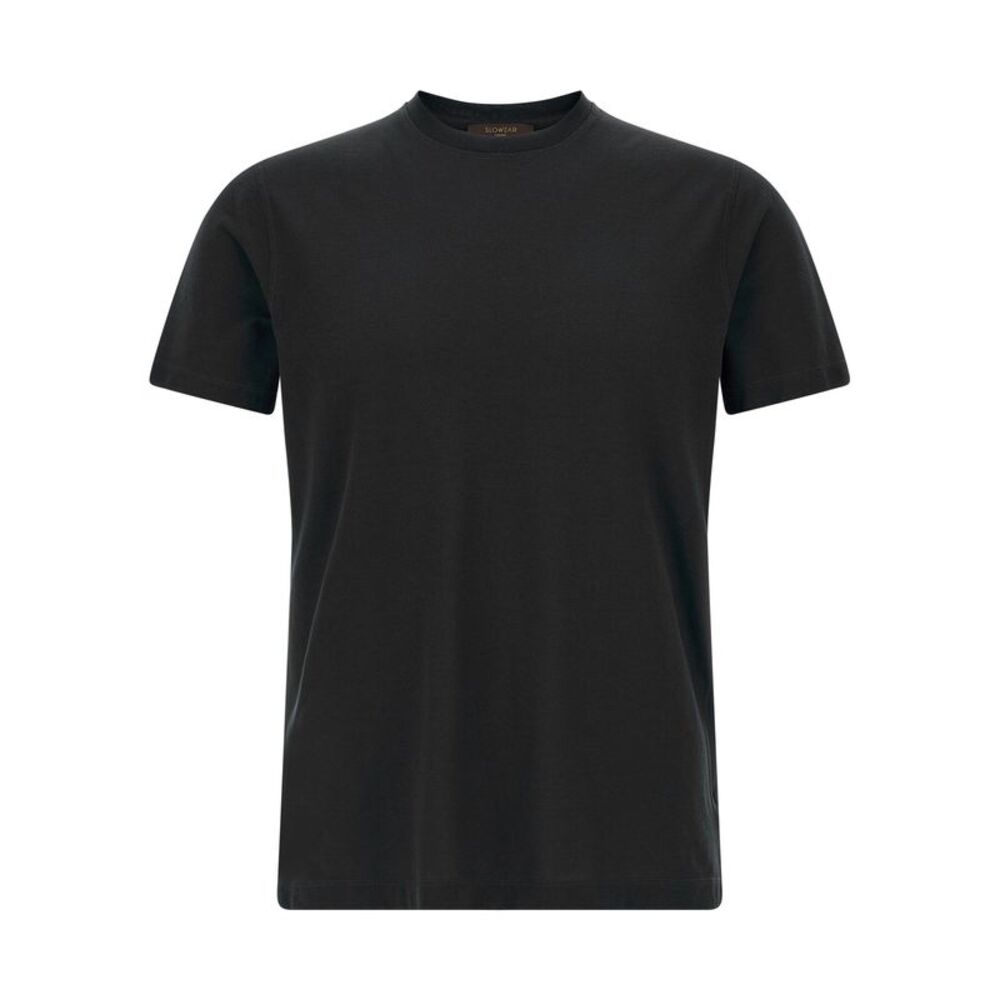 ZANONE Black Cotton Men's T-Shirt